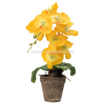 50 см высота искусственный цветок орхидеи растение бонсай для домашнего декора